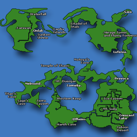 final fantasy 1 map